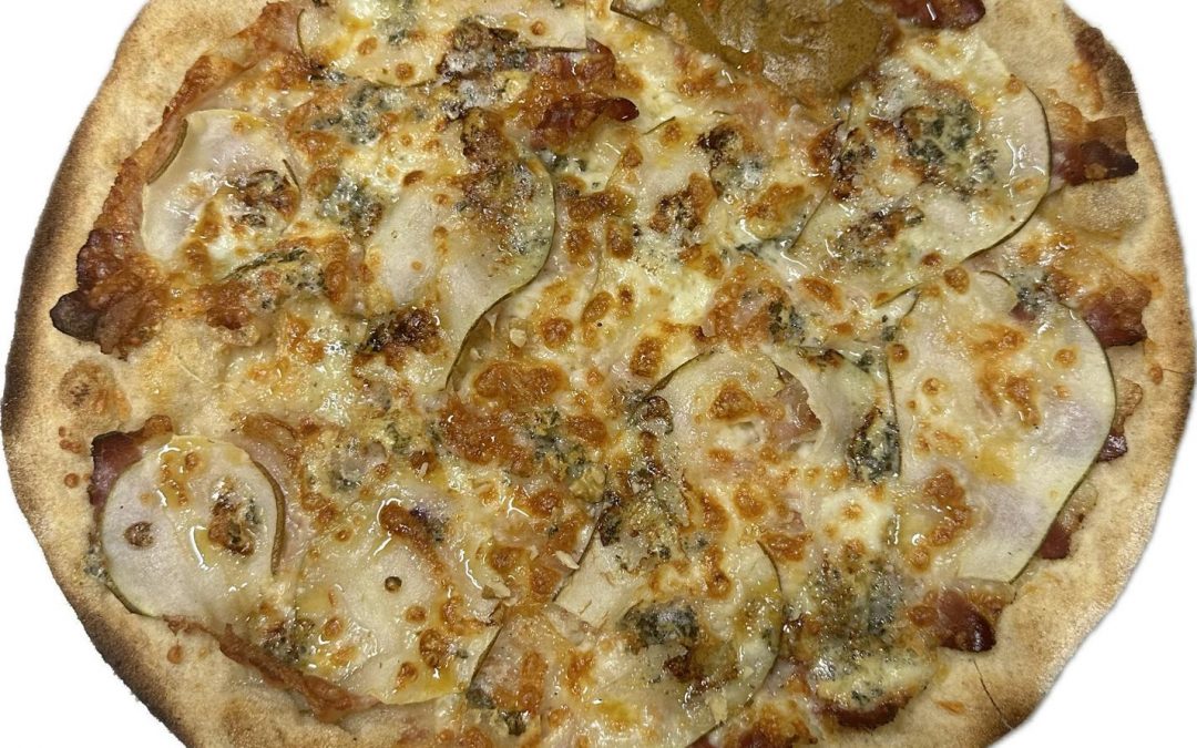 Guanciale, pere e gorgonzola €10.00